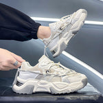 Men’s Breathable Running Sneakers – Thick Sole Lightweight Shoes - Thumbnail 3