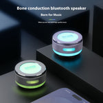 Bone Conduction Bluetooth Speaker with LED - Thumbnail 1