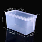 Refrigerator Storage Box – 2L Plastic Organizer Without Cover - Thumbnail 6