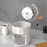 Hand-Cranked Ice Shaving Machine – Portable Snow Cone & Slushie Maker - Thumbnail 5