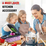 12-in-1 Vegetable Chopper, Cutter & Slicer – Multi-Functional Kitchen Food Dicer Set with Container - Thumbnail 4