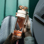 Glass Water Bottle with Tea Infuser – Filter Tea Separation 450ml Double Wall Leakproof Tea Bottle - Thumbnail 6