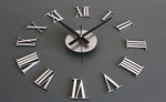 Metal DIY Roman Numeral Wall Clock - Thumbnail 2