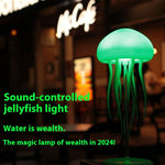 Jellyfish LED Mood Lamp – Relaxing Night Light for Desk & Bedside - Thumbnail 3