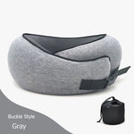 U Shaped Travel Neck Pillow Memory Foam Airplane & Car Cushion - Thumbnail 24