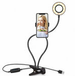 LED Selfie Ring Light for Live Adjustable Makeup Light-8cm Stand - Thumbnail 3
