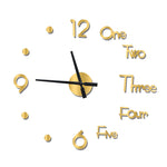 Modern 3D DIY Wall Clock - Thumbnail 11