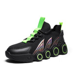 Men’s Breathable Flying Mesh Sneakers – Sport Running Shoes - Thumbnail 3