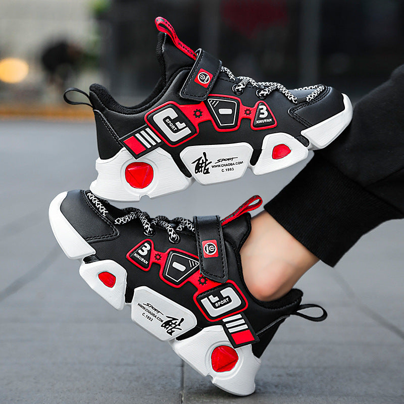 Mesh Fly Woven Velcro Sneakers – Breathable & Stylish Shoes