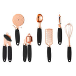 LIMITED OFFER! 7PC Rose Gold Kitchen Peeler & Gadget Set  Copper Plated Stainless Steel ️ Up to 40% OFF - Thumbnail 12