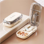 Pill Cutter & Medicine Box – Portable Pill Storage & Cutter - Thumbnail 2
