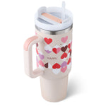 40oz Stainless Steel Insulated Tumbler with Handle & Straw – Spill-Proof Coffee Travel Mug for Car, Gym, Office, Valentine Gifts - Thumbnail 15