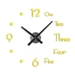 Modern 3D DIY Wall Clock - Thumbnail 10