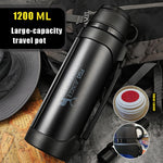 Car Portable Large Insulated Water Bottle – Stainless Steel Thermal Travel Flask (1200ml / 1900ml) - Thumbnail 2