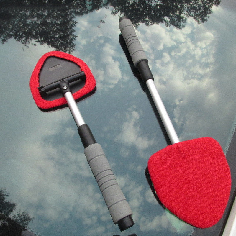 Retractable Glass Defogging Brush – 50cm Extendable Window & Car Cleaning Tool