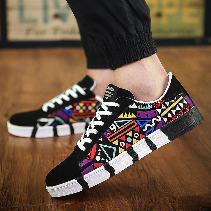 Men’s Casual Canvas Shoes – Korean Style Sneakers
