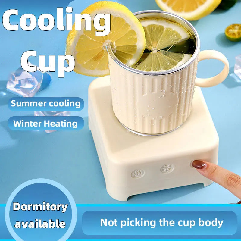 Mini Hot & Cold Beverage Cup – Rapid Cooling & Heating, 400ml