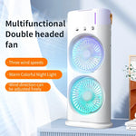 TrendzCool Double-Ended USB Spray Fan – Portable 3-Speed - Thumbnail 1
