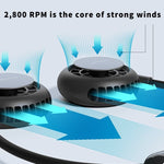 Portable Neck Fan – USB Rechargeable Air Cooler for Summer - Thumbnail 4