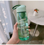 Portable Sports Water Bottle with Filter Screen, Plastic Cup, Fall Protection Strap – 550ml/650ml/750ml - Thumbnail 9