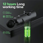 Massage Gun Deep Tissue Percussion Massager with 8 Heads - Thumbnail 6