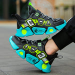 Mesh Fly Woven Velcro Sneakers – Breathable & Stylish Shoes - Thumbnail 4