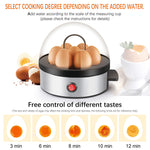 7-Egg Multifunctional Electric Egg Boiler | Fast Mini Steamer for Healthy Breakfasts - Thumbnail 3