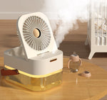 Desktop Air Cooler Dual Spray Conditioning Fan - Thumbnail 4