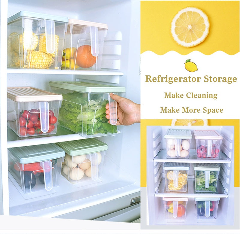 Refrigerator Storage Box – 2L Plastic Organizer Without Cover