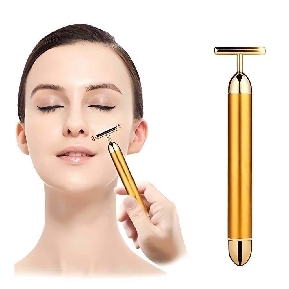 24K Gold Energy Facial Massage Roller – Now Only ₹999