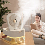 Desktop Air Cooler Dual Spray Conditioning Fan - Thumbnail 1