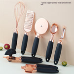 LIMITED OFFER! 7PC Rose Gold Kitchen Peeler & Gadget Set  Copper Plated Stainless Steel ️ Up to 40% OFF - Thumbnail 3
