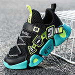 Mesh Fly Woven Velcro Sneakers – Breathable & Stylish Shoes - Thumbnail 2