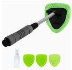 Retractable Glass Defogging Brush – 50cm Extendable Window & Car Cleaning Tool - Thumbnail 5