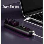 2 in 1 Hair Straightener & Curler Brush - Thumbnail 5