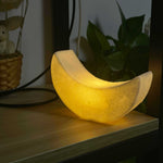 Moon Night Lamp – Creative Curved Desktop Bedside Ambient Light for Bedroom - Thumbnail 4
