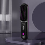2 in 1 Hair Straightener & Curler Brush - Thumbnail 8