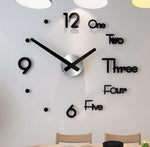 Modern 3D DIY Wall Clock - Thumbnail 7