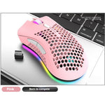 Hollow Out Game Luminous Wireless Charging Mouse – Desktop - Thumbnail 3