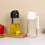 2-in-1 Glass Oil & Soy Sauce Spray Bottle (470ml) - Thumbnail 3