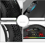 Hollow Out Game Luminous Wireless Charging Mouse – Desktop - Thumbnail 2