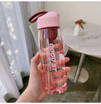 Portable Sports Water Bottle with Filter Screen, Plastic Cup, Fall Protection Strap – 550ml/650ml/750ml - Thumbnail 10