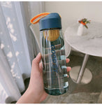 Portable Sports Water Bottle with Filter Screen, Plastic Cup, Fall Protection Strap – 550ml/650ml/750ml - Thumbnail 7