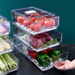 Kitchen Refrigerator Storage Box Drawer Crisper - Thumbnail 1