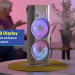 TrendzCool Double-Ended USB Spray Fan – Portable 3-Speed - Thumbnail 6