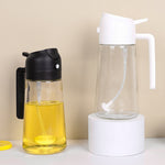 2-in-1 Glass Oil & Soy Sauce Spray Bottle (470ml) - Thumbnail 5
