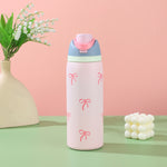 Portable Sports Straw Cup – Stainless Steel Travel Thermos Bottle - Thumbnail 9