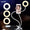 LED Selfie Ring Light for Live Adjustable Makeup Light-8cm Stand