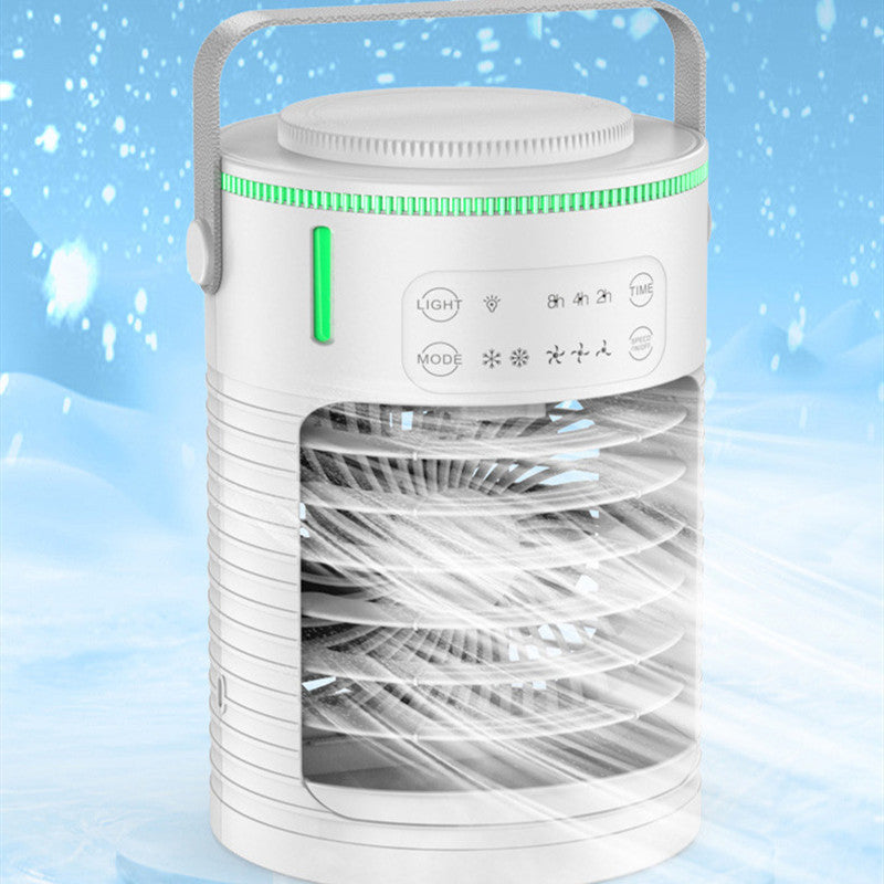 Mini Air Cooler | Portable USB Desk Fan with Humidifier