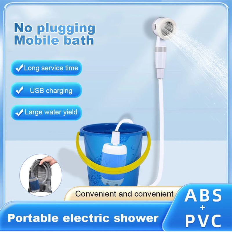 Battery Powered Portable Shower Waterproof Travel Outdoor